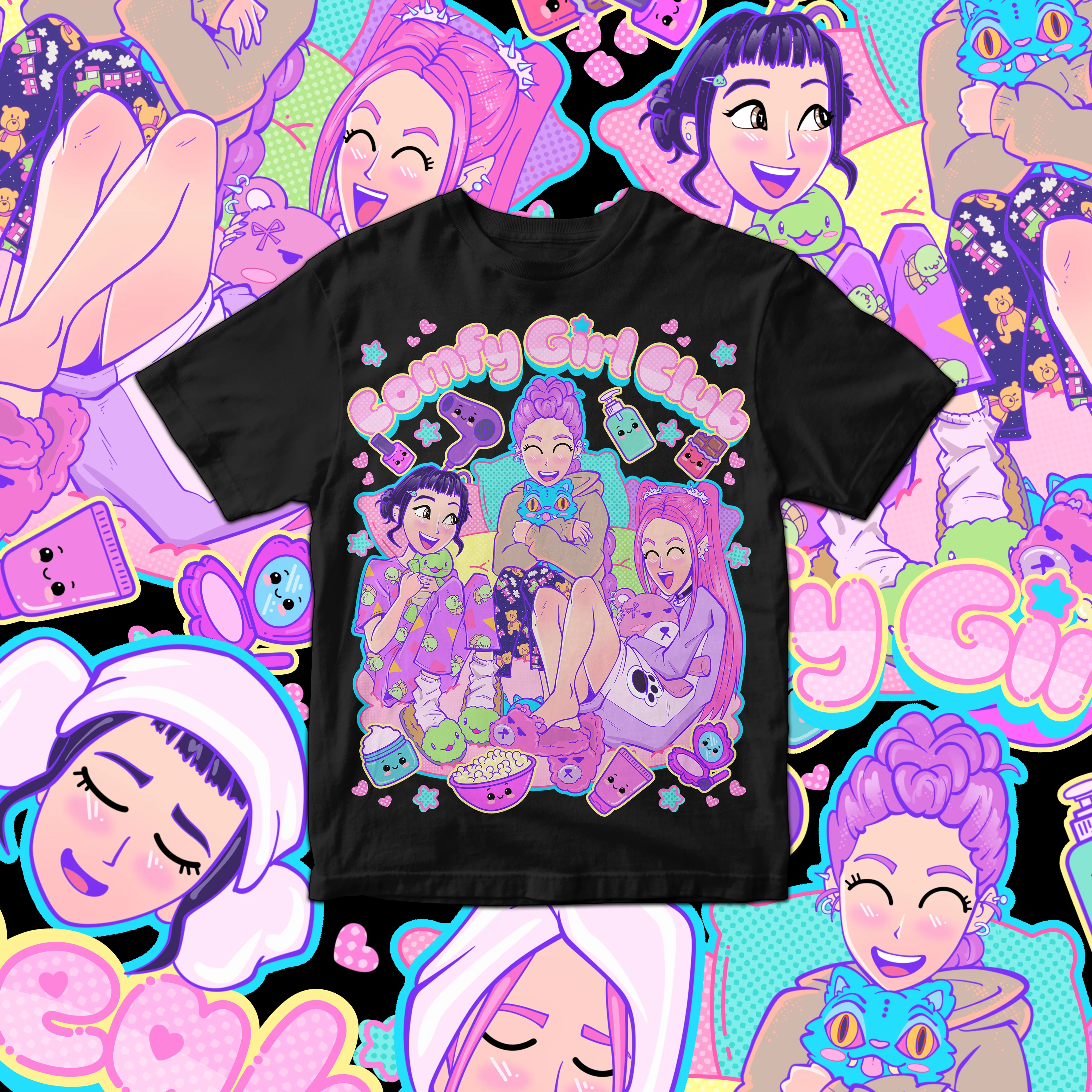Limited Edition Comfy Girl Club Kids T-Shirt