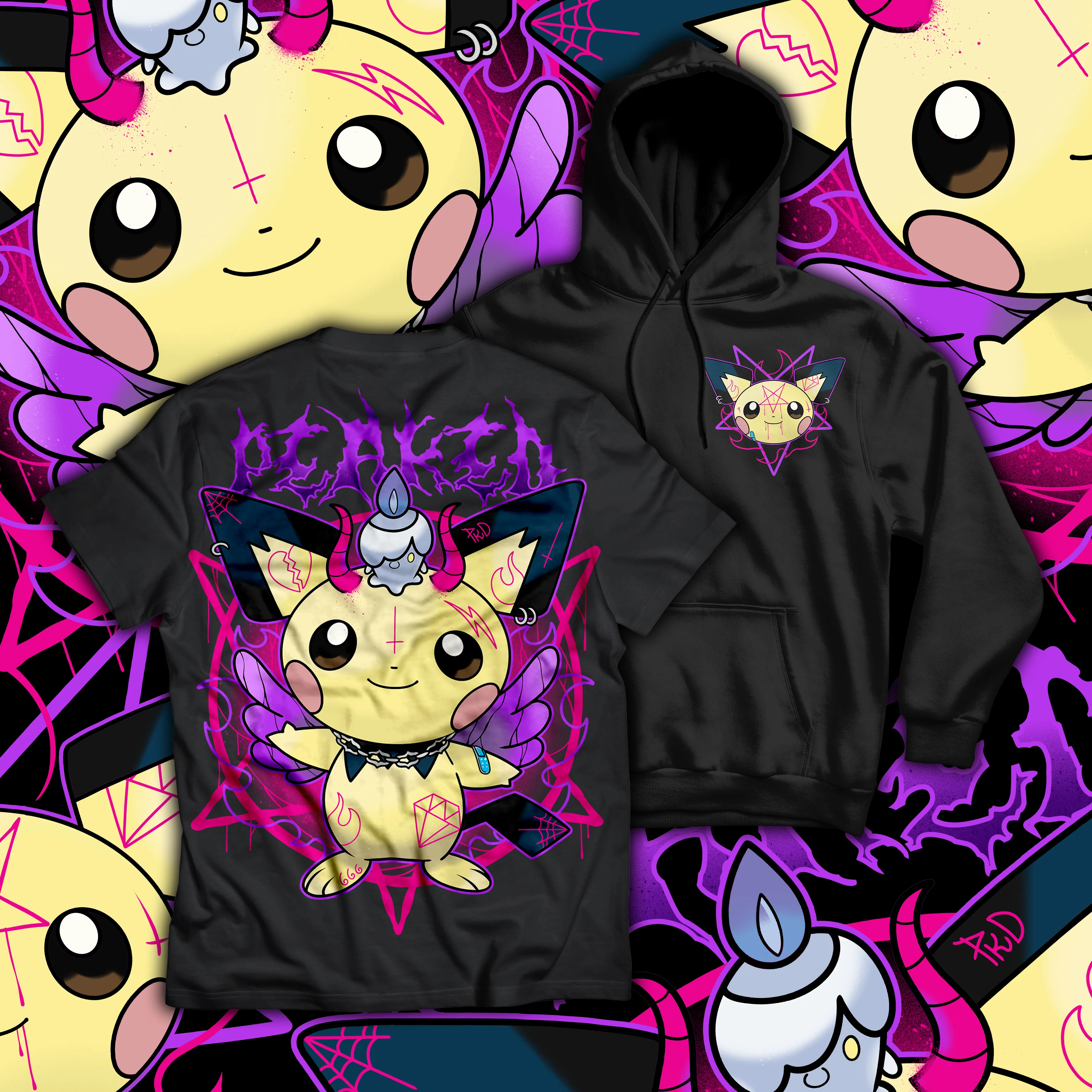 Electric Devil T Shirt / Hoodie